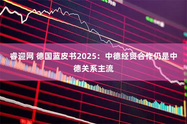 睿迎网 德国蓝皮书2025：中德经贸合作仍是中德关系主流
